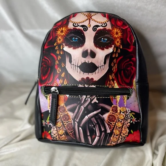 Day of the dead backpack cheap